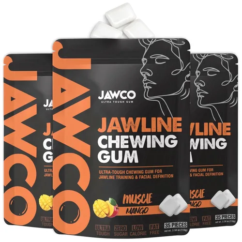 Miniatura 24 de JAWCKO Chicle Ultra-Resistente para Mandíbula Obtén una Mandíbula Más Fuerte y Cuadrada Chicle Duro de Entrenamiento para Mandíbula Fuerza 15X