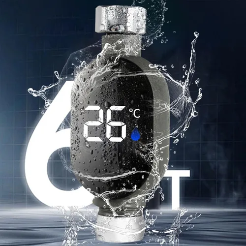 Miniatura 7 de Medidor de temperatura de ducha Medidor de pantalla digital LED Termómetros de agua para el hogar Termostato de baño Medidor de ducha