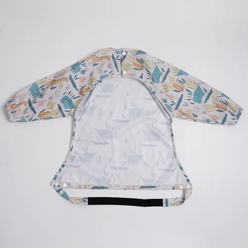 Miniatura 8 de Babero de Manga Larga para Bebé - Baberos a Prueba de Desastres para Bebés - Ajustable, Impermeable y con Accesorio para Silla/Mesa Alta