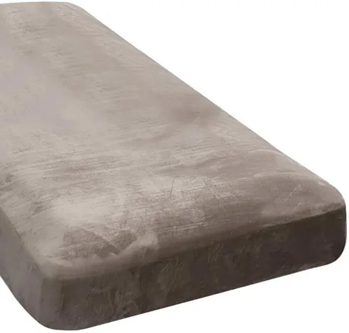 Miniatura 125 de H.VERSAILTEX - Funda de terciopelo elástica y afelpada para protección de cojines de sofá biplaza, silla o sofá, 2 piezas, tamaño grande, color gris