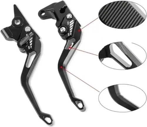 Miniatura 3 de Brake Clutch Reservoir Levers Motorcycle Adjustable Brake Clutch Handle Grip Brakes Levers Parts for FZ8 FZ-8 2011 2012 2013 2014 2015