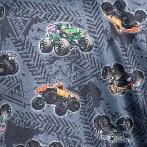 Miniatura 8 de Monster Jam Conjunto de 3 piezas para camiones camiseta sin mangas y pantalones cortos de malla