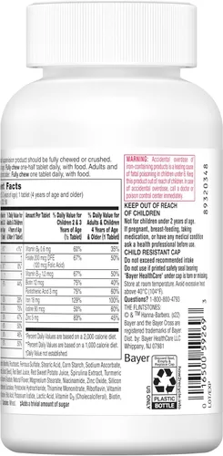 Miniatura 9 de Flintstones Vitamins Multivitamínico masticable para niños con + plancha extra para niños pequeños y niños con vitamina C, D, vitamina B12, 160