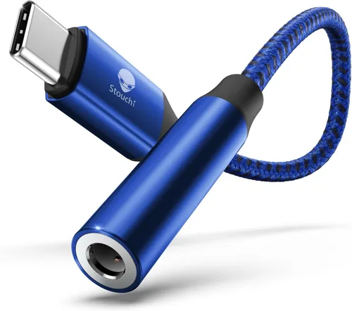 Miniatura 13 de Stouchi Adaptador USB C a dongle de 0.138 in, cable de audio tipo C, chip DAC de alta fidelidad para iPhone 17/16/15, Pixel 9/8/7/6, iPad, Samsung
