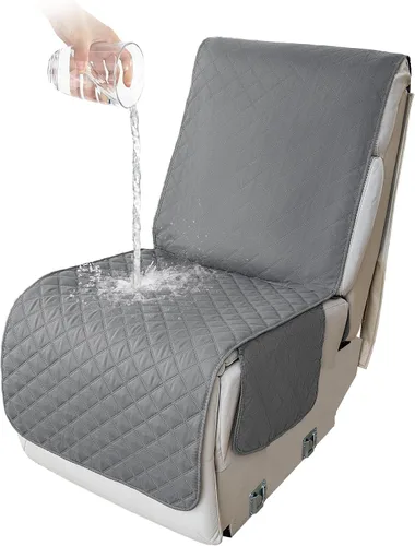 Miniatura 22 de HDCAXKJ Fundas de sofá seccional reclinable 100% impermeable, forma de L, funda de sofá reclinable lavable acolchada suave para mascotas, perro