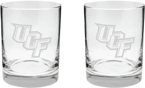 Miniatura 40 de Texas A&M Aggies - Juego de 2 vasos (2 caras), acabado satinado, roca (o whisky)