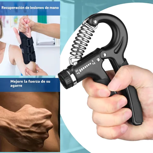 Miniatura 2 de AIXPI Grip Strength Trainer, Hand Grip Exerciser Strengthener with Adjustable Resistance 11-132 Lbs (5-60kg), Forearm Strengthener, Hand Exerciser