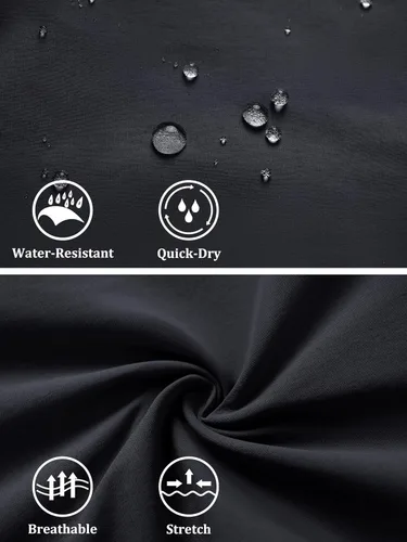 Miniatura 5 de MAGCOMSEN Pantalones deportivos de senderismo para mujer, resistentes al agua, ligeros, de secado rápido, pantalones deportivos de viaje y campamento