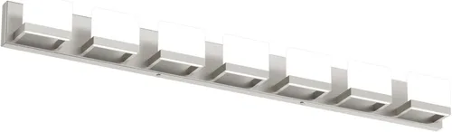 Miniatura 9 de Tipace - 3 Lámparas regulables de tocador, modernas, cromadas, con luz led arriba y abajo, para colocarlas en la pared o sobre el espejo del tocador