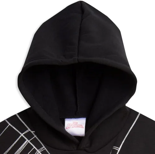 Miniatura 6 de Marvel Avengers Spider-Man - Conjunto de sudadera con capucha y pantalones deportivos de forro polar para niños pequeños a niños grandes (2T - 18-20)