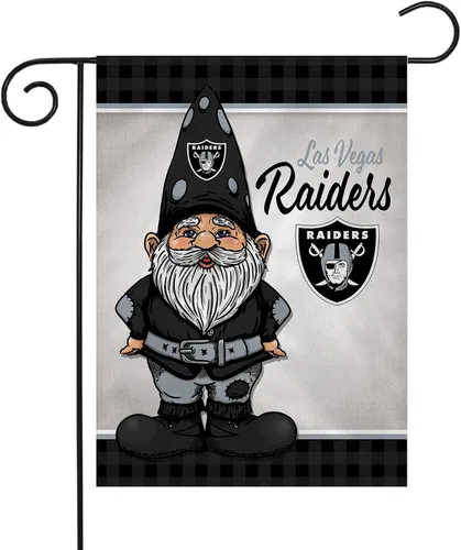 Miniatura 24 de Rico Industries NFL Gnomo - Bandera de jardín de doble cara de 13 x 18 pulgadas