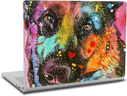 Miniatura 7 de Head Case Designs Calcomanía de vinilo con licencia oficial de Dean Russo Buldog Francés Animales compatible con Microsoft Surface Book 2