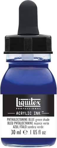 Miniatura 55 de Liquitex - Pintura acrílica profesional INK! Jarro de 1 onza, color blanco de titanio Bronce Rico Iridiscente