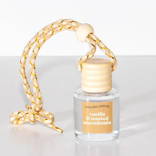 Miniatura 2 de COOLGIRLCANDLES - Ambientador de aceite aromático de macadamia tostada de vainilla para aceites esenciales, aromas, aromaterapia, automóvil, botella