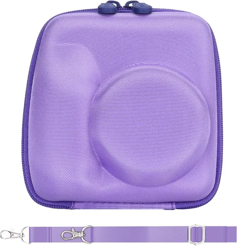 Miniatura 10 de Aenllosi Funda para Cámara Instantánea Fujifilm Instax Mini 11 (Solo Funda), Rosa, 10.5 cm x 14 cm x 10.5 cm, Bolso de viaje Blossom rosado