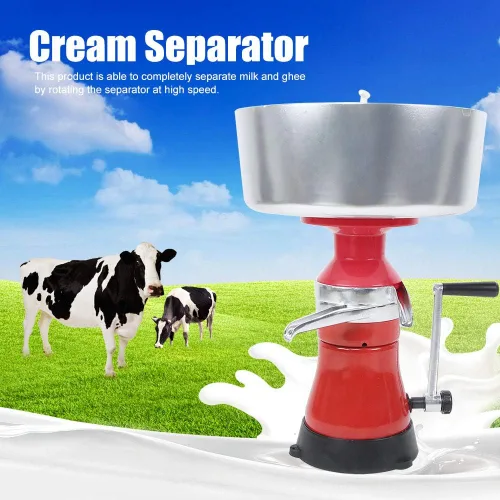 Miniatura 2 de Fudax - Separador de crema, separador de leche, manual para vacas, leche, cabras, leche, granja, hogar