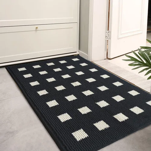 TOMEX Tapete para puerta de interior y exterior, antideslizante, tapete de bienvenida para el hogar, jardín, garaje (20 x 32 pulgadas/19.7x31.5 in,