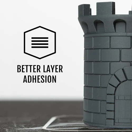 Miniatura 4 de HATCHBOX Filamento para impresora 3D PLA mate, precisión dimensional +/- 0.03 mm, carrete de 1 kg, 1.75 mm, gris ceniza