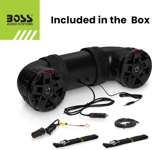 Miniatura 7 de BOSS Audio Systems ATV6.5B ATV UTV Sistema de sonido resistente a la intemperie – Altavoces de 6.5 pulgadas, tweeters de 1.5 pulgadas, amplificador