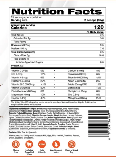 Miniatura 7 de Licuado nutricional y supercomida orgánica Invigor8, 1