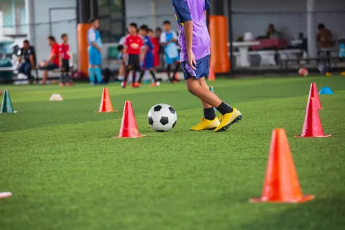 Miniatura 7 de Juego de conos de tráfico de 9 pulgadas de plástico para entrenamiento, conos deportivos, conos de marcador de campo de agilidad para entrenamientos