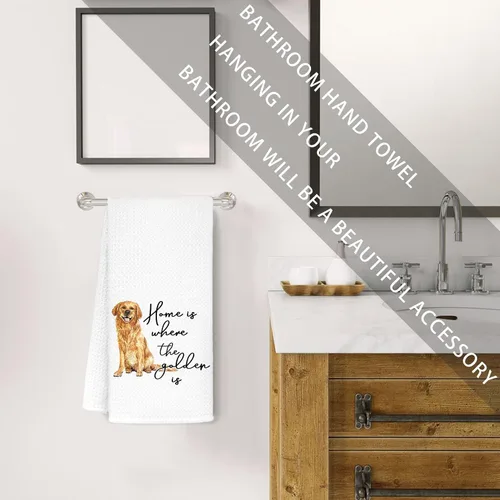 Miniatura 4 de Jvpke Toallas de cocina Gloden Retriever, regalos Golden Retriever para mujeres, amantes de los perros, mujeres amantes de las mascotas, decoración