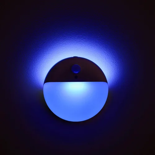 Miniatura 17 de YUNLEX Paquete de 2 luces nocturnas a batería, luces de inodoro, luz de sensor de movimiento pequeño de 2.6 pulgadas, luces adhesivas, 3 modos