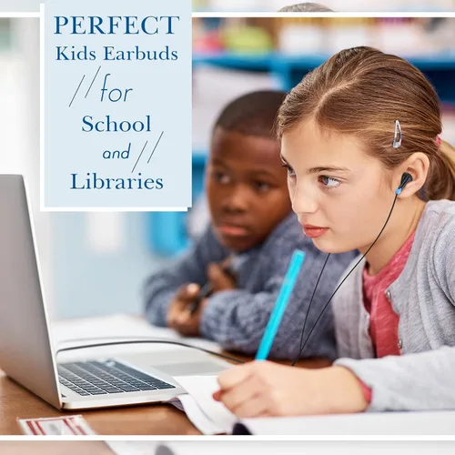 Miniatura 5 de Kanayu Paquete de 50 auriculares con cable a granel para aula, auriculares básicos con cable para estudiantes, sin micrófono, con conector de 0.138