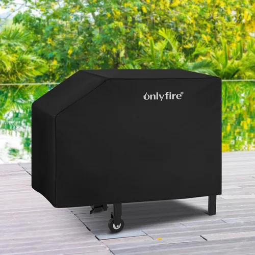 Miniatura 7 de Onlyfire Cubierta de plancha para parrilla Blackstone de 28 pulgadas, 600D resistente a los desgarros, cubierta de parrilla para parrilla Blackstone