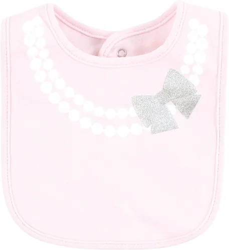 Miniatura 224 de Hudson Baby Conjunto de babero y calcetines unisex de algodón para bebé