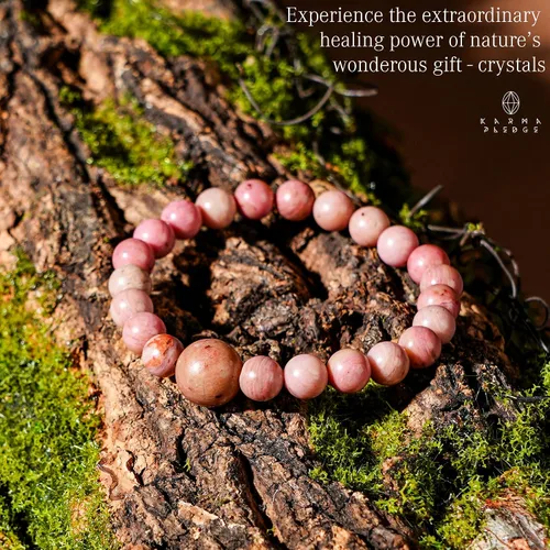 Miniatura 64 de Pulseras de cristal curativo para mujeres y hombres, espiritual, energía positiva y equilibrio, pulseras de cuentas de cristal natural hechas a mano