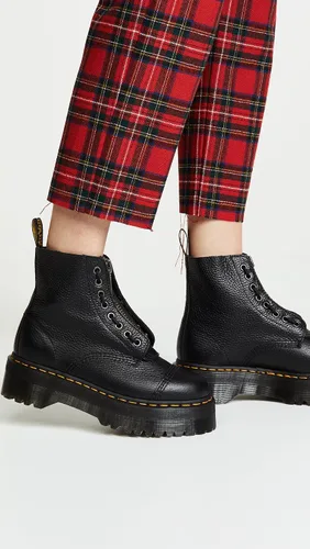 Miniatura 3 de Dr. Martens Botas de plataforma de piel Sinclair de 8 ojales para mujer
