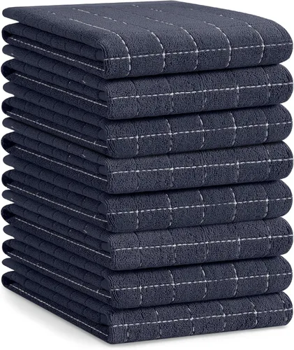 Miniatura 129 de Homaxy Paños de cocina 100% algodón de felpa, toallas de cocina ultra suaves y absorbentes para la cocina, adecuadas para secar y lavar platos