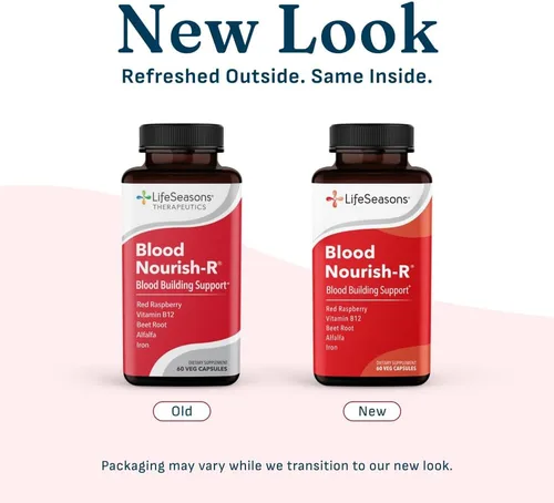 Miniatura 6 de LifeSeasons Blood Nourish-R - Suplemento para Deficiencia de Hierro - Apoya la Anemia, Fatiga, Palidez y Mareos - Sin Estreñimiento - Formación
