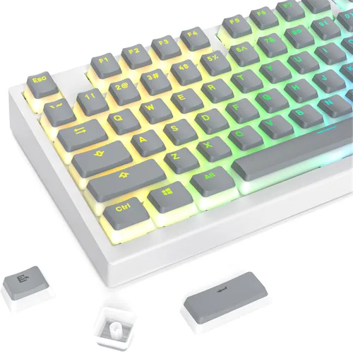 Miniatura 10 de GTSP 61 Teclas 60 Por Ciento, Teclas Ducky One 2 Mini para Teclado Mecánico Perfil OEM RGB PBT Set de Teclas con Extractor de Teclas para Cherry MX