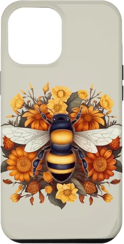Miniatura 25 de iPhone 16 Boho Flower Bee Honey Beekeeper Daisy Sunflower Bee Case