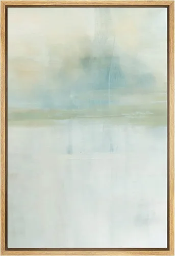 Miniatura 17 de IDEA4WALL Lienzo enmarcado para pared, acuarela pastel, cordillera, valle, ilustraciones abstractas, naturaleza, arte moderno, bohemio, decorativo