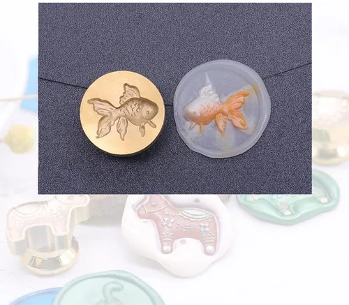 Cabezal de sello de cera de latón retro en relieve 3D con mango de madera, kit de sellado para invitación de carta de boda, adorno de sobre, tarjeta