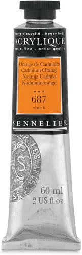 Miniatura 28 de Sennelier Acrílico para artistas extrafinos, 2.0 fl oz, luz verde cromo S3