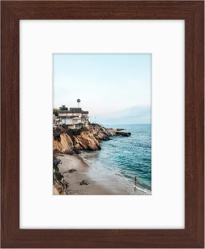 Miniatura 41 de Frametory, Marcos de 8 x 10 para mostrar imágenes de 5 x 7 con paspartú o fotos de 8 x 10 sin paspartú, vidrio resistente a roturas, accesorios