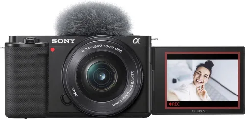 Miniatura 4 de Sony Cámara sin espejo ZV-E10 con lente de 0.630-1.969 in (negro) (ILCZV-E10L/B) + tarjeta de memoria de 64 GB + kit de filtro + software de foto +