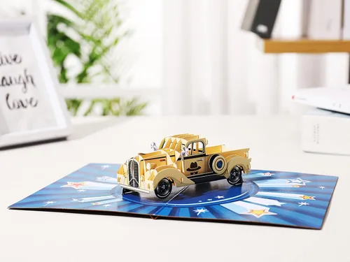 Miniatura 2 de Liif Tarjeta clásica para el día del padre, tarjeta desplegable en 3D, divertida tarjeta de cumpleaños para papá, hombres, marido, chef, él, abuelo