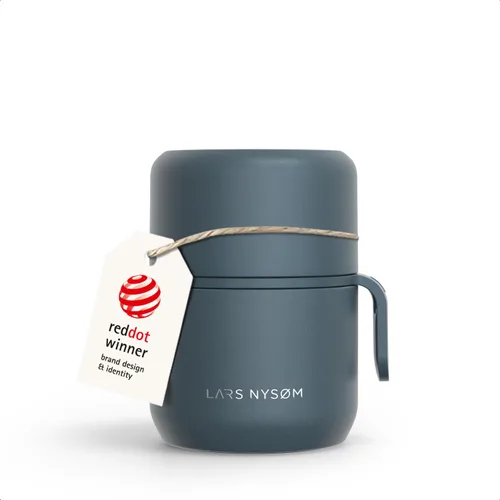 Miniatura 12 de LARS NYSØM Tarro de alimentos con aislamiento al vacío de acero inoxidable - Olla de almuerzo y frasco de almuerzo a prueba de fugas para alimentos