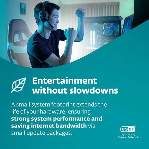 Miniatura 4 de ESET NOD32 Antivirus 2025 Edition 1 Device 1 Year Antivirus Software Gamer Mode Small System Footprint Digital Download [PC/Mac]