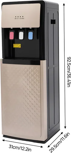 Miniatura 9 de Bacocoo Dispensador de agua de carga inferior, dispensador de agua caliente y fría y a temperatura ambiente, 3 ajustes de temperatura, diseño