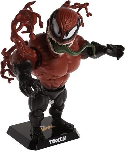 Beast Kingdom Marvel Comics: Toxin EAA-087SP - Figura de acción de ataque de huevo, multicolor