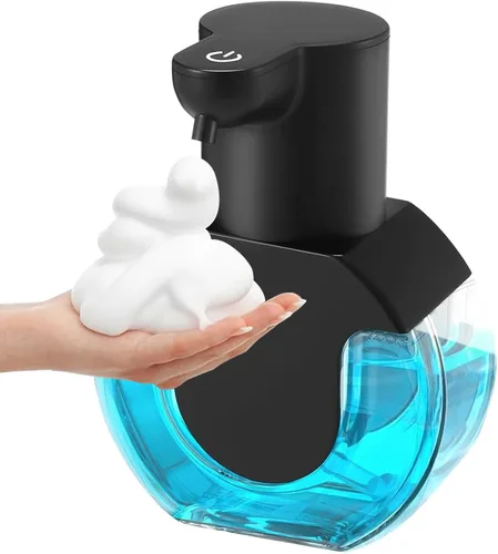 Miniatura 11 de VZZNN Paquete de 2 dispensadores automáticos de jabón espumoso de 14.2 oz/14.2 fl oz, dispensador automático de jabón espumoso sin contacto, bomba