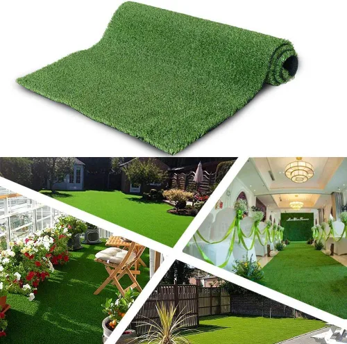 Miniatura 5 de Alfombras de césped artificial tamaños personalizados, alfombra sintética para interiores y exteriores, alfombra de césped sintético para mascotas 2