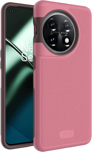 Miniatura 9 de TUDIA DualShield Grip - Funda protectora para OnePlus 11 5G (2023), MergeGrip, de doble capa, a prueba de golpes, delgada, de grado militar, Verde