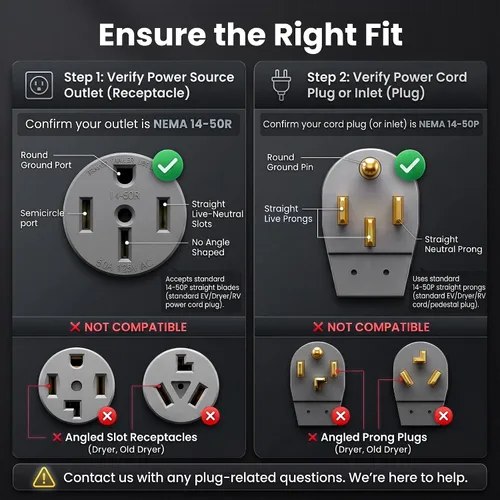 Miniatura 3 de GEARit - Cable generador de 50 amperios de 15 pies, NEMA 14-50P a SS2-50R, cable de extensión para generador de bloqueo giratorio, STW 6/3+8/1 AWG